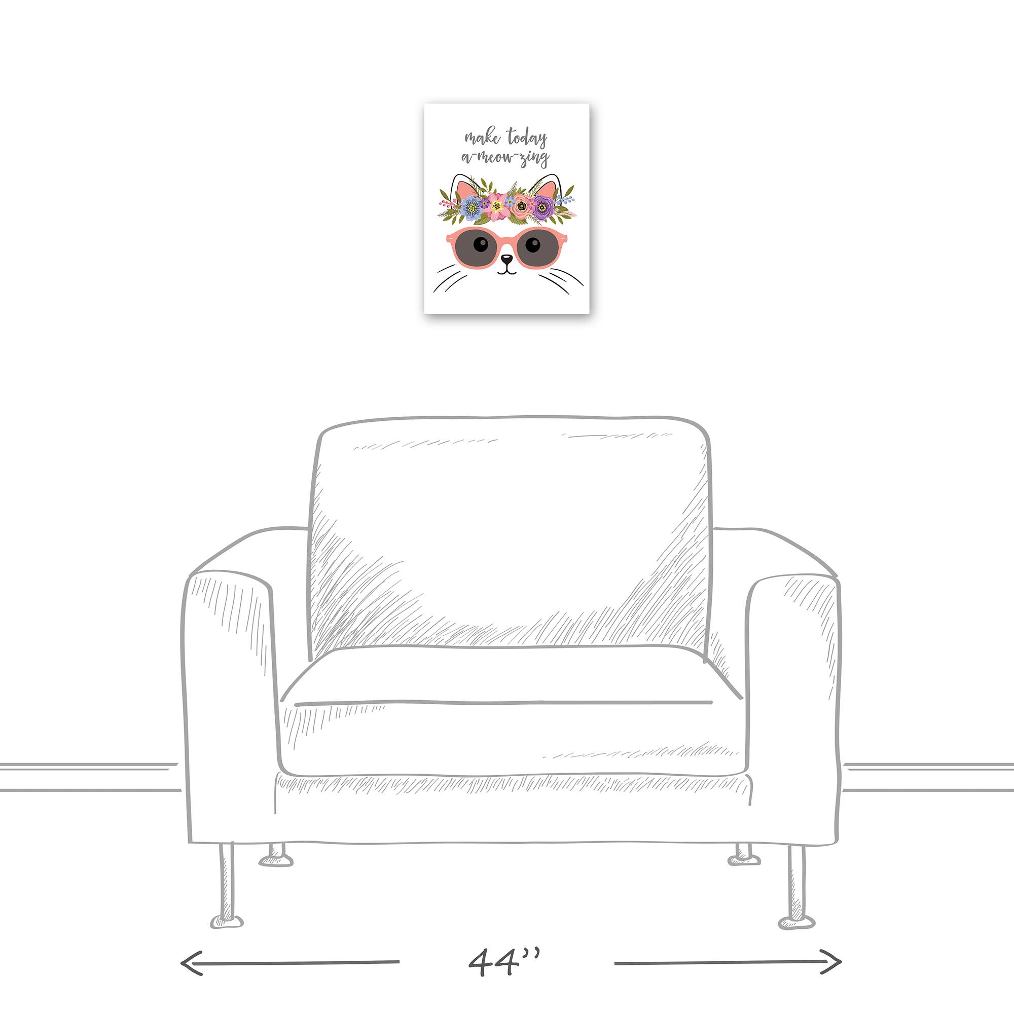 Make Today A Meow-Zing Canvas Wall Art